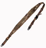 2-punkts Gevärs Sling med längdjusterare och metallkrok - Camo