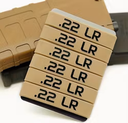 .22lr Magasin Markeringsband - Brun-Svart