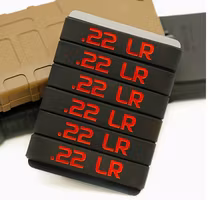 .22lr Magasin Markeringsband - Svart-Röd