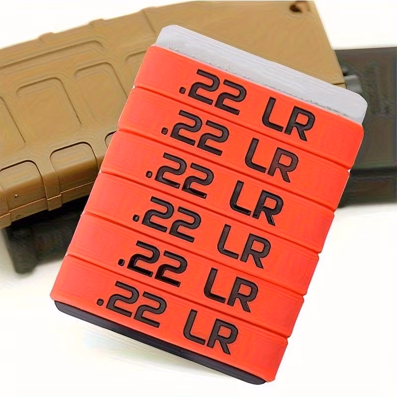 .22lr Magasin Markeringsband - Röd-Svart
