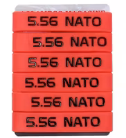 5.56 Nato Magasin Markeringsband - Röd-Svart