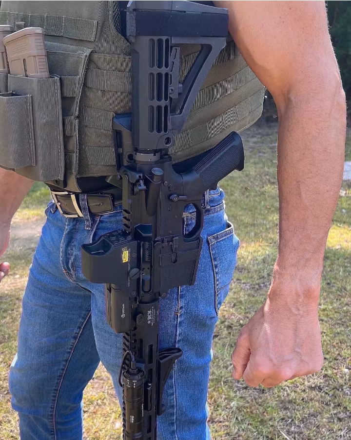 The STRATUS™ GEN 2 Support System - Left Handed AR Tactical Plate