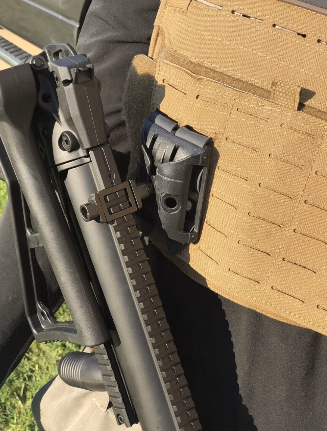 The STRATUS™ GEN 2 Support System - Picatinny Rail Clamp w Duel QD Ports