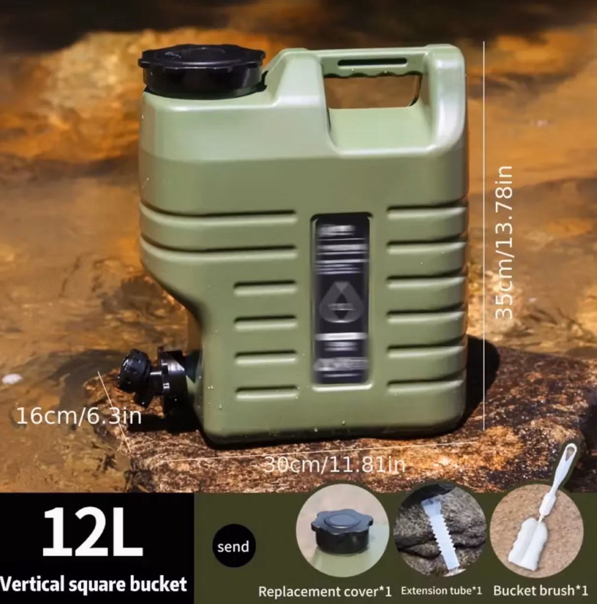 Vattenbehållare-dunk Med Kran