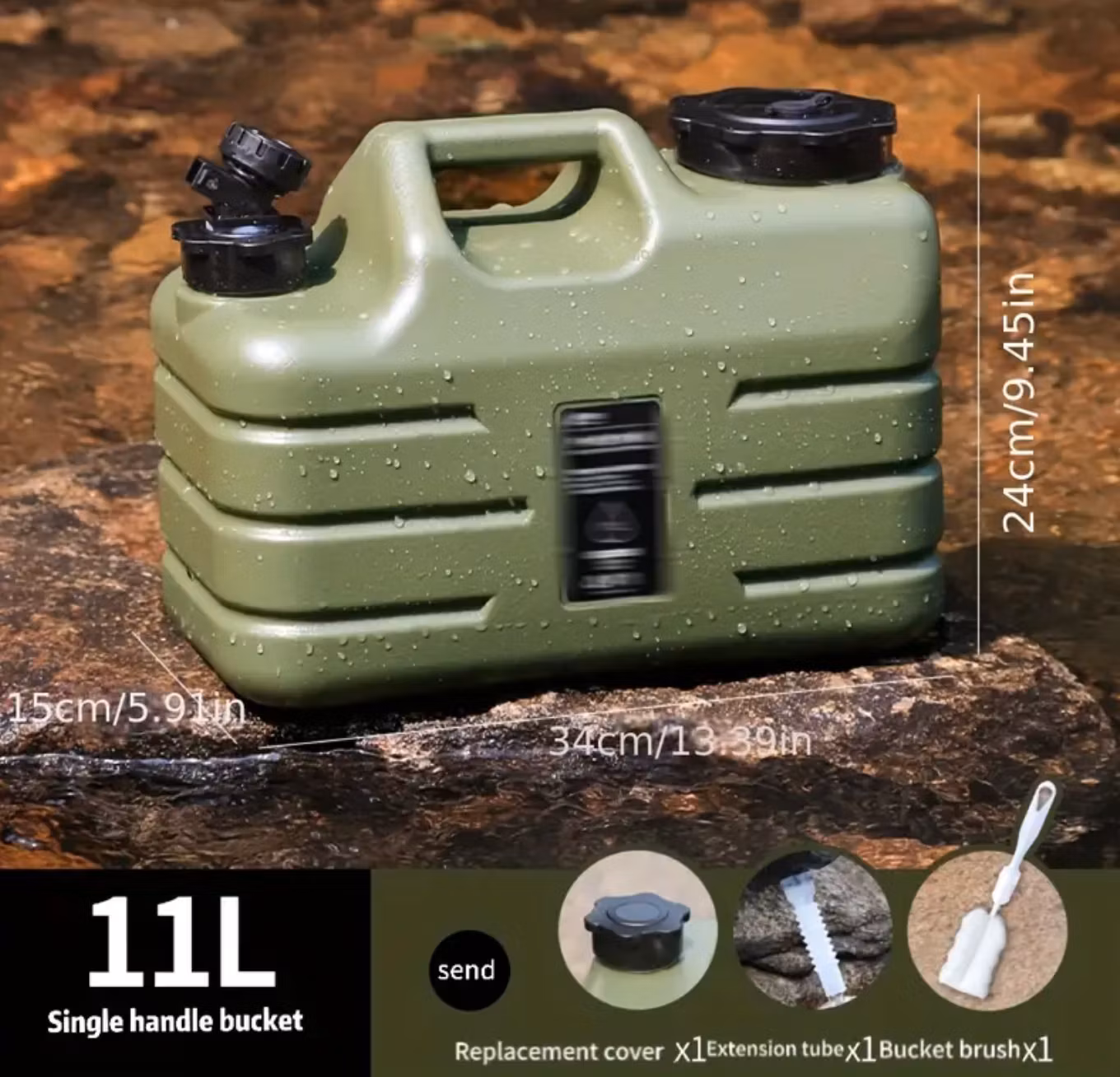 Vattenbehållare-dunk Med Kran