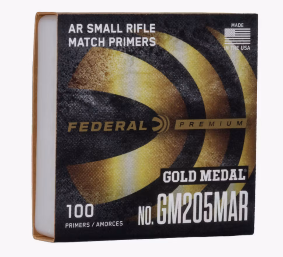 Federal - Gold Medal Centerfire Small Rifle Primer - No .205 Clam