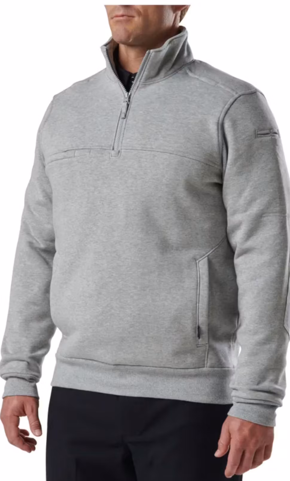 5.11 - Job shirt 1/4 ZIP 2.0 - Heather Gray (016)