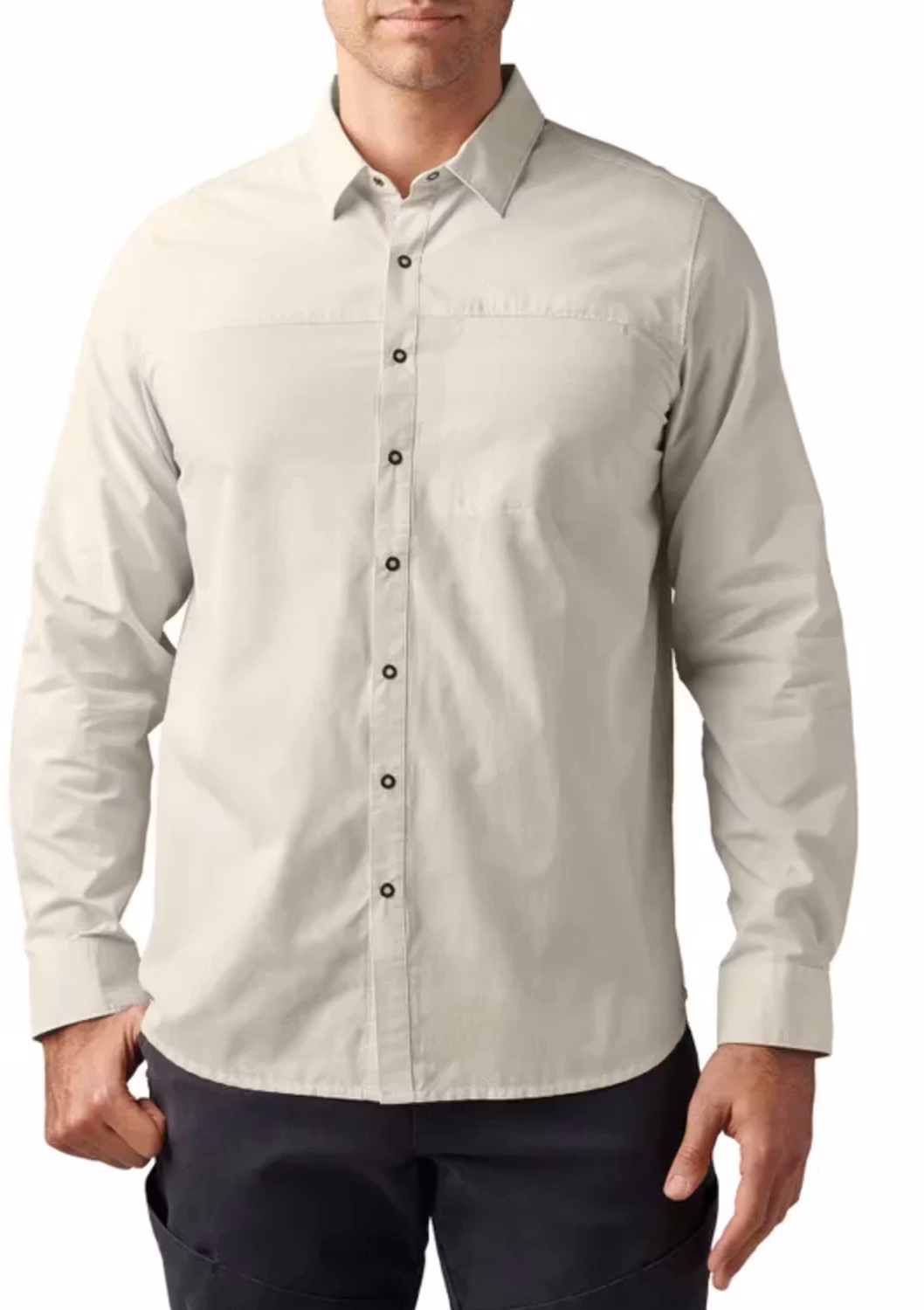 5.11 - Igor Solid Long Sleeve Shirt - Ivory (075)