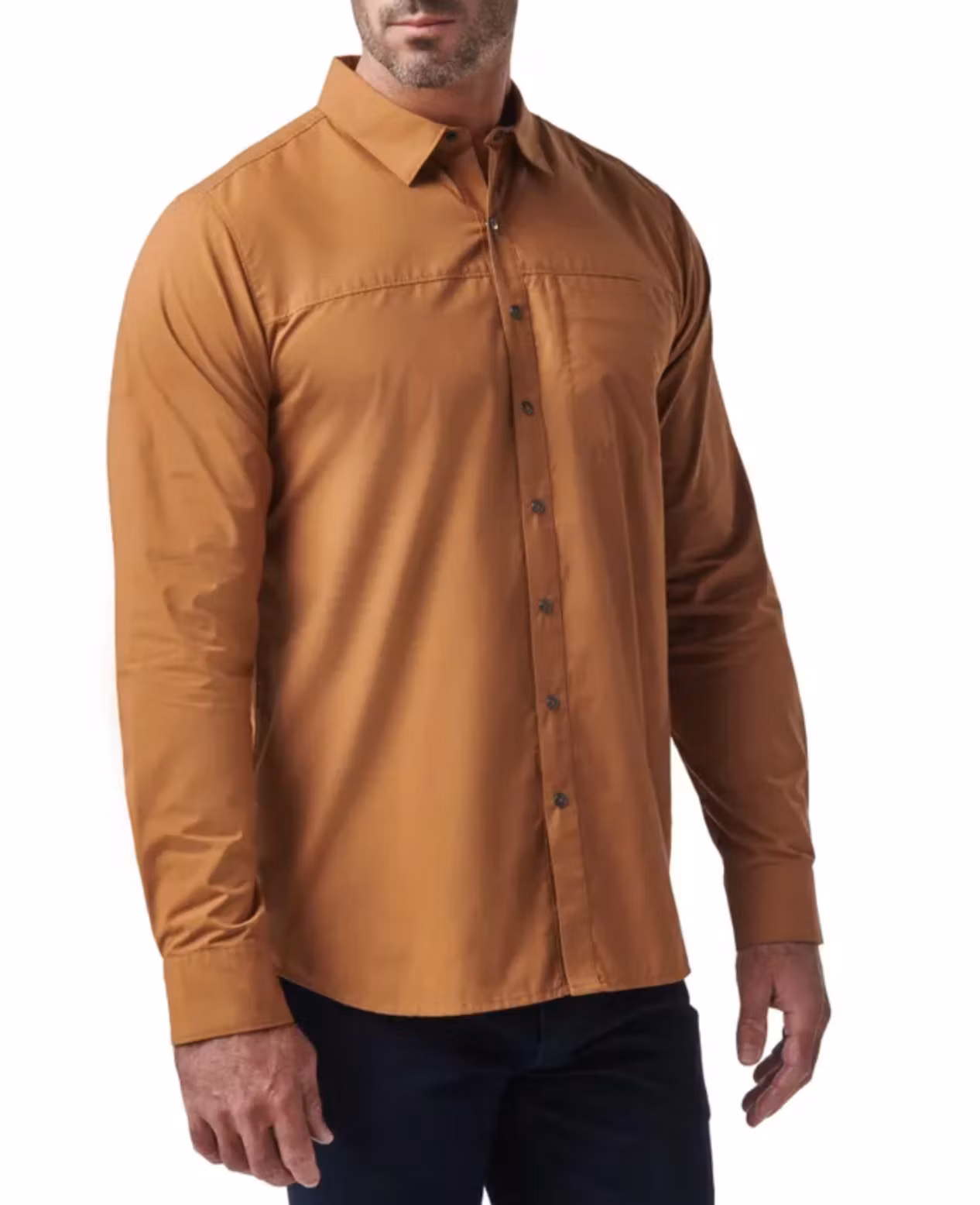 5.11 - Igor Solid Long Sleeve Shirt - Brown Duck (080)