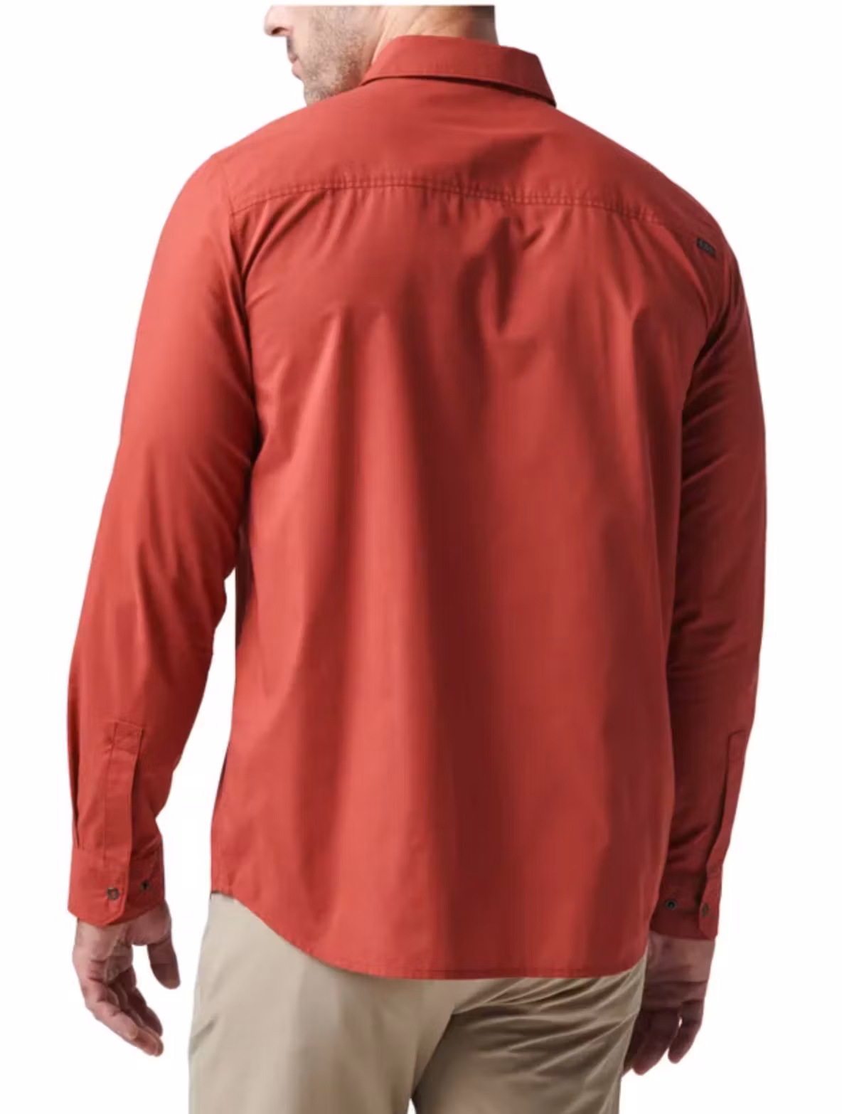 5.11 - Igor Solid Long Sleeve Shirt - Red Bourbon (125)