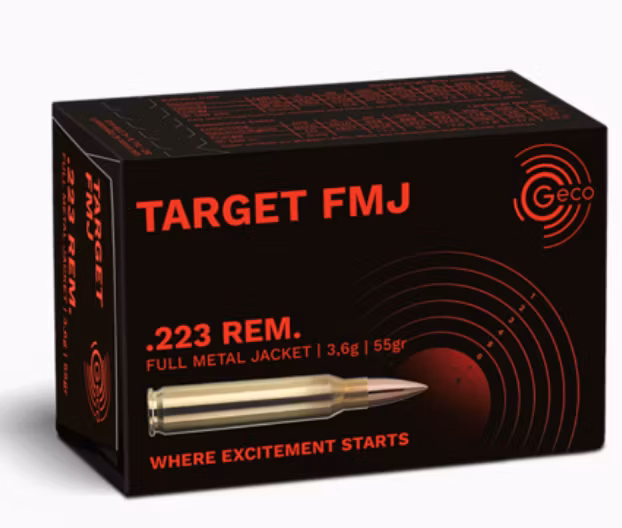 Geco - .223 - Target FMJ - 3.6g/55gr - 50/ask