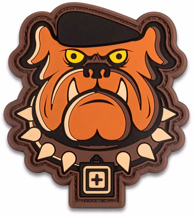 5.11 - Bulldog Patch - Brown (108)