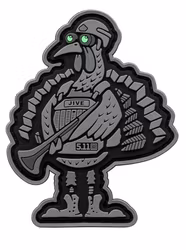 5.11 - Jive Turkey V2 Patch - Grey (029)