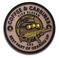 5.11 - Coffee & Carbines Patch - Badlands Tan (956)