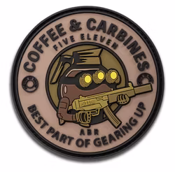 5.11 - Coffee & Carbines Patch - Badlands Tan (956)