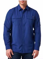 5.11 - Marksman Long Sleeve Shirt UPF 50+ - Blue Mussel (1074)