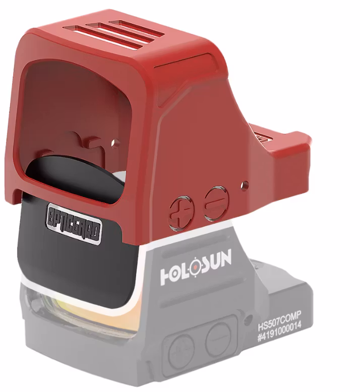 OpticGard - Scope Cover for Holosun® 507 COMP - Passion Red