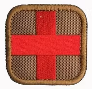 Första Hjälpen - Brun - Patch