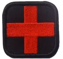 Första Hjälpen - Svart - Patch