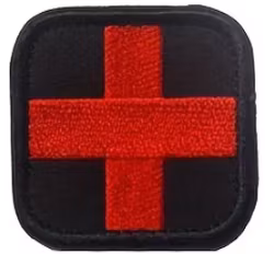 Första Hjälpen - Svart - Patch