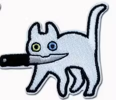 Cat with knife - Vit - Patch