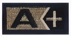 A + Pos - Guld- Svart  - Patch