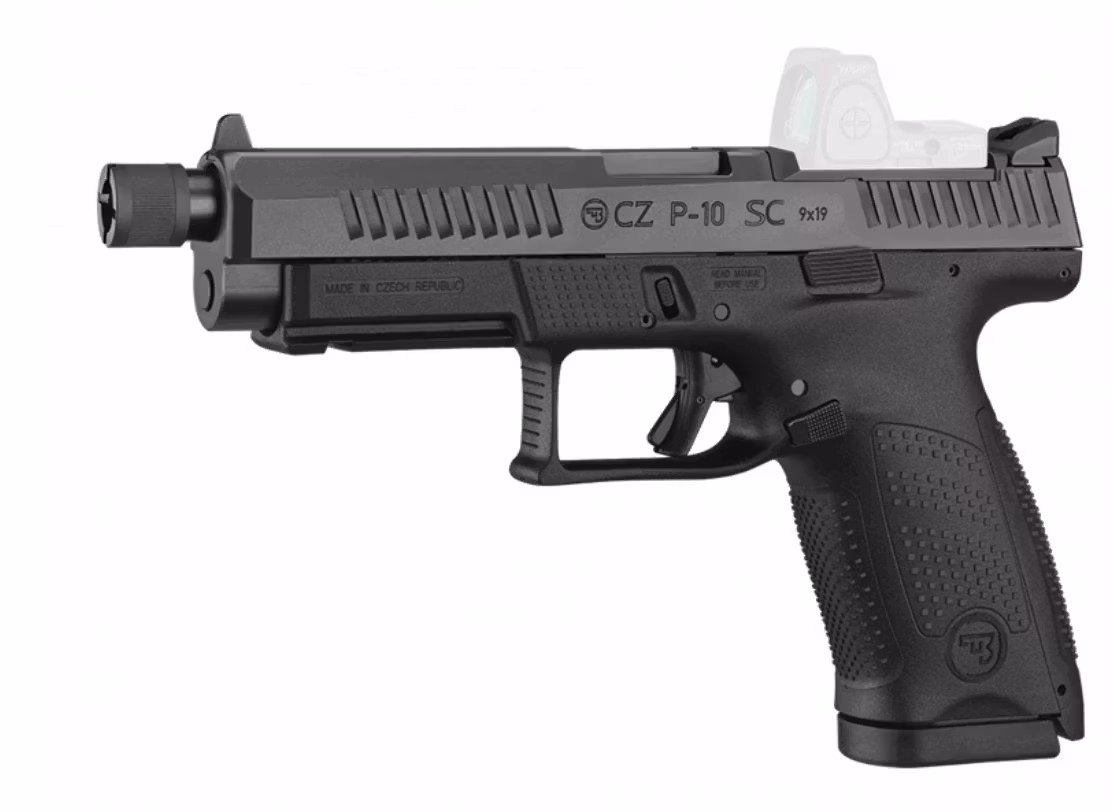 CZ - P-10 SC OR (Optic Ready) SR, 9 mm, gängad pipa