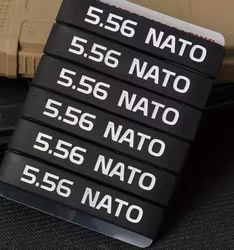 5.56 Nato Magasin Markeringsband - Svart-Vit