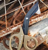 Tactical Military EDC Medical Scissors - Khaki