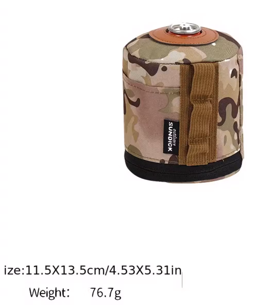 Gastanklock, Gastankhållare Förvaringsväska För Utomhuscamping - Large - Camo