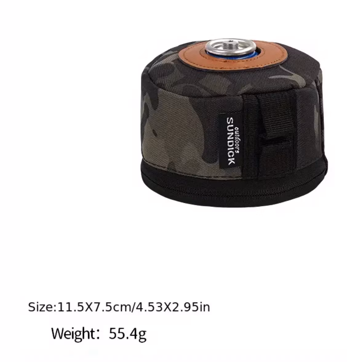 Gastanklock, Gastankhållare Förvaringsväska För Utomhuscamping - Small - Black Camo