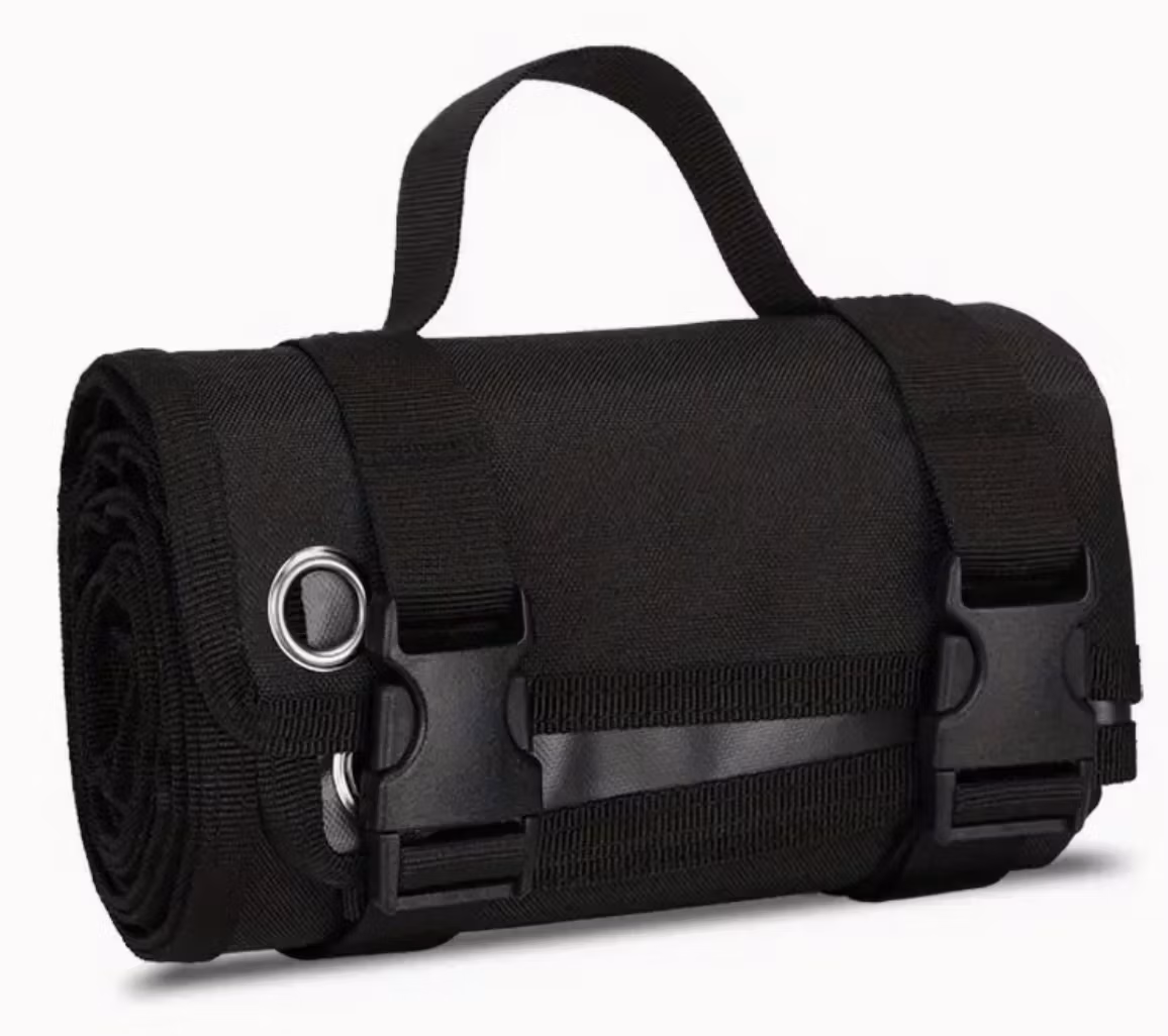 Utrullningsbar skjutmatta för Jakt och Taktisk Skytte - Svart