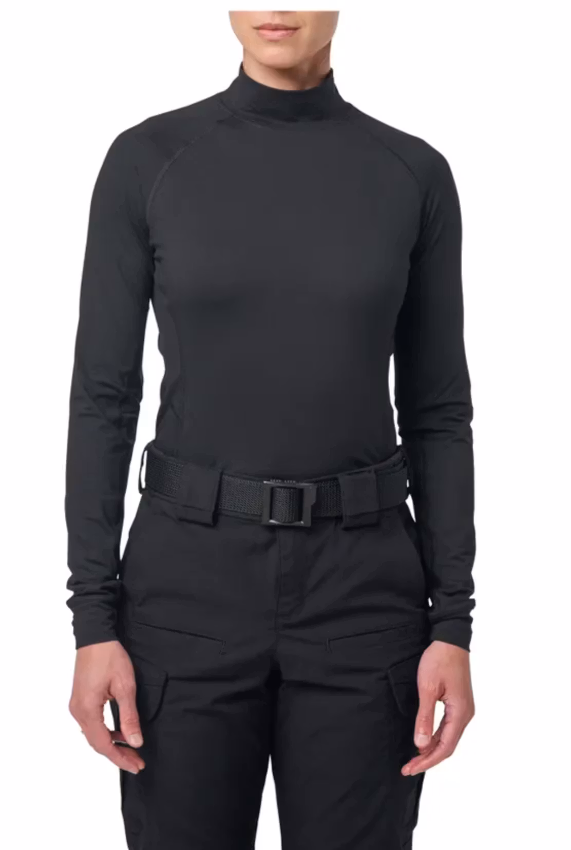 5.11 - Women's Mock Neck Long Sleeve Top - Black (019)