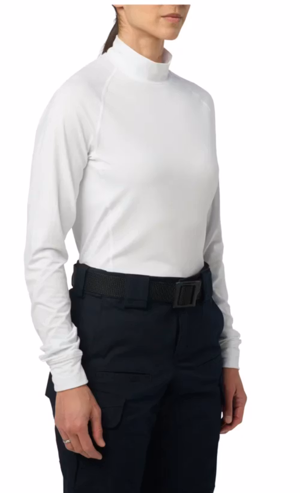 5.11 - Women's Mock Neck Long Sleeve Top - Uniform White (992)