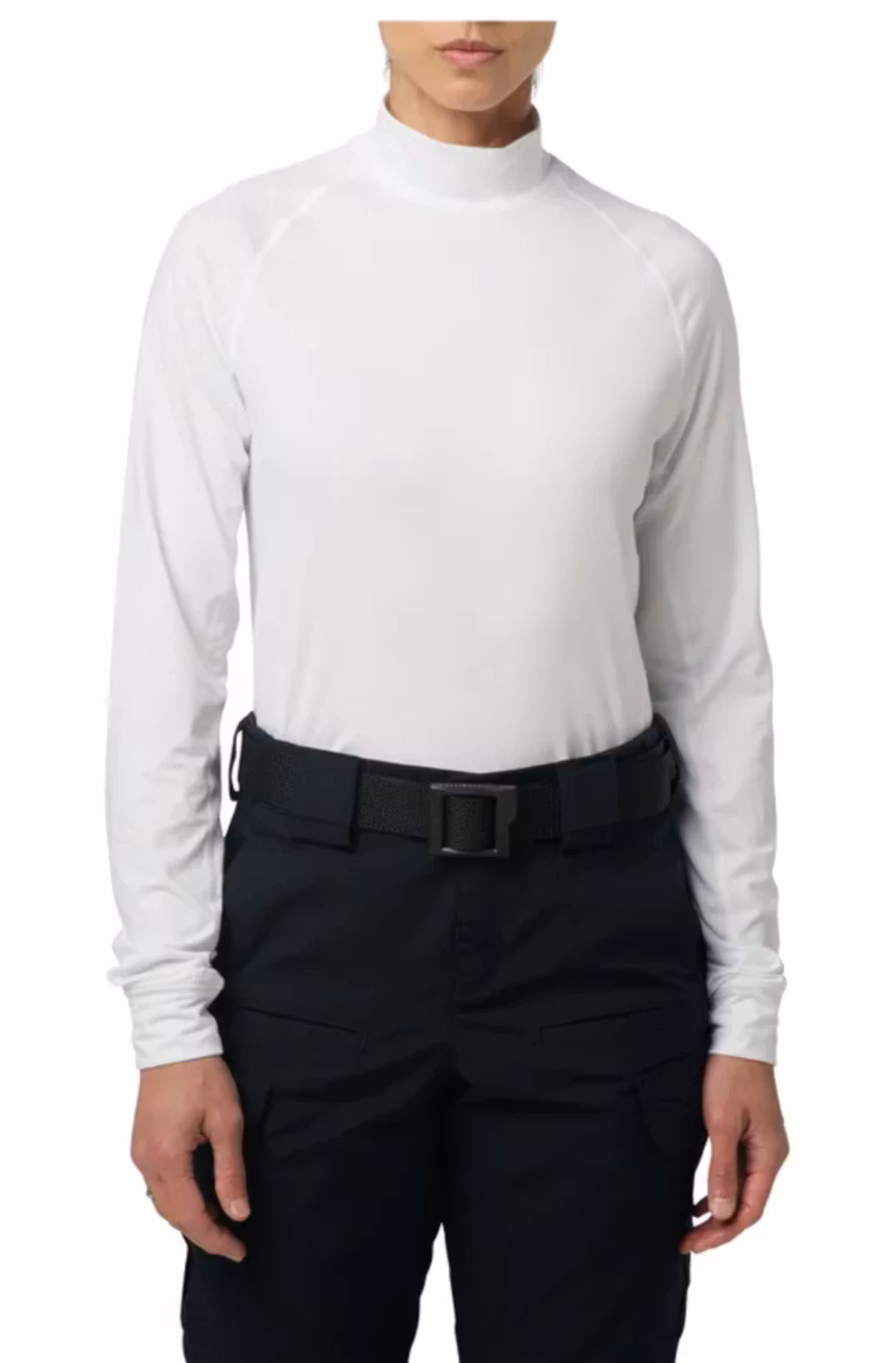5.11 - Women's Mock Neck Long Sleeve Top - Uniform White (992)
