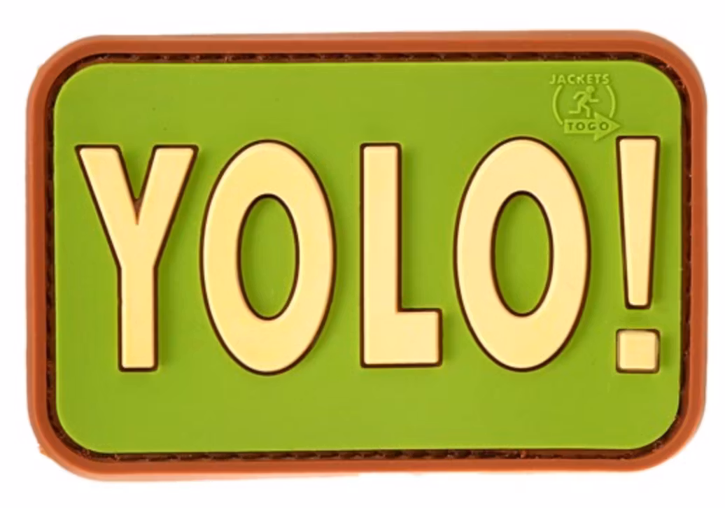 3D Rubber YOLO! - Green