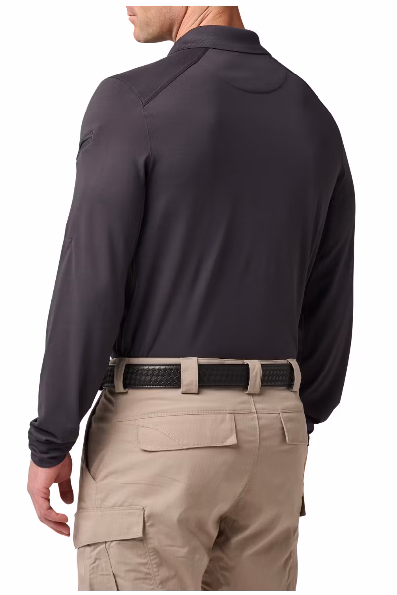 5.11 - Helios Long Sleeve Polo - Charcoal (018)