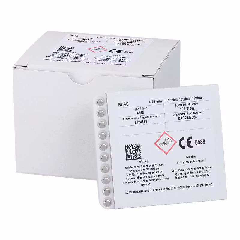 RWS - Small Rifle - 4,45 mm - Tändhattar - 100 ask