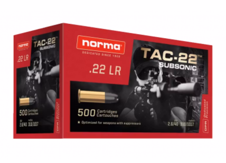 Norma - Tac-22 Subsonic - HP - .22lr - 50/ask
