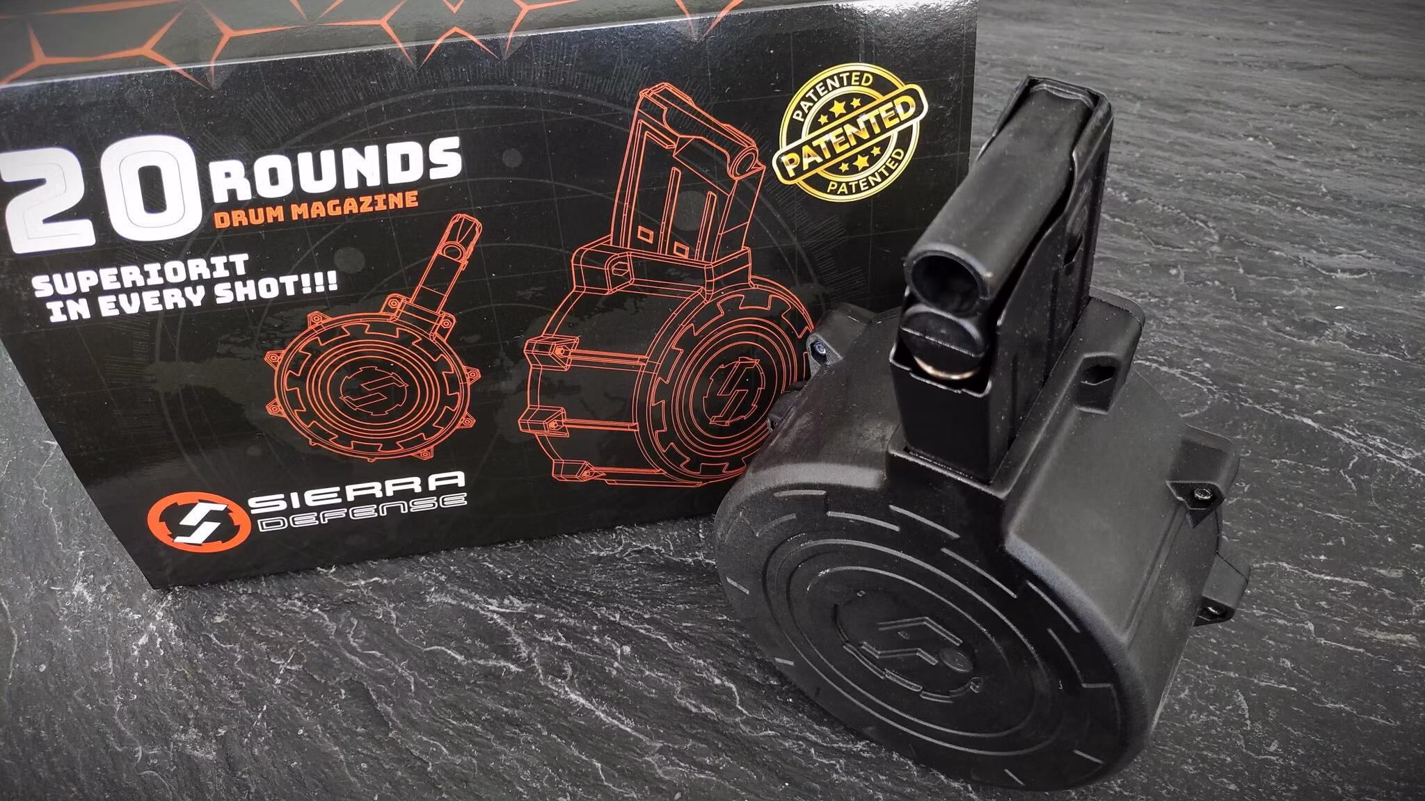 Typhoon - F12 magasin - Sierra Defense - 20rd