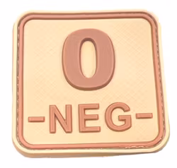 0-Neg - Brown - Patch