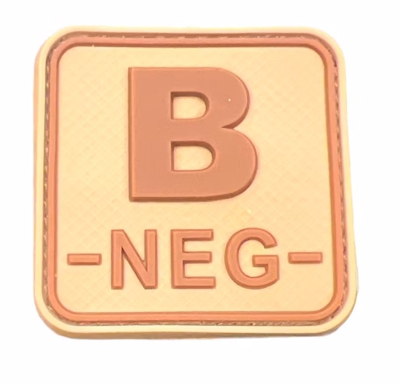 B-Neg - Brown - Patch