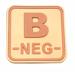 B-Neg - Brown - Patch