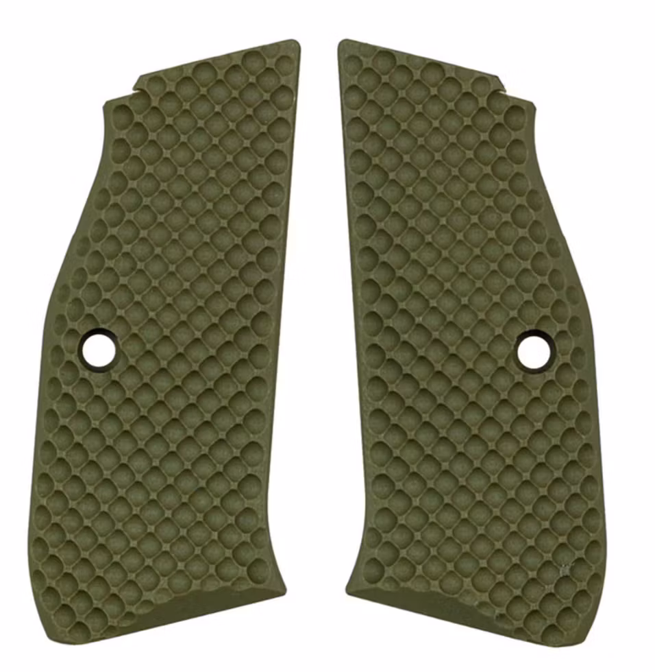 LokGrips - CZ Shadow 2 - Palm Swell Bogies - OD Green