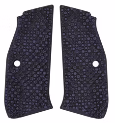 LokGrips - CZ Shadow 2 - Palm Swell Bogies - Black/Purple