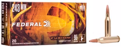 Federal - Fusion Ammo - .243 Win - 95gr - 20/Box