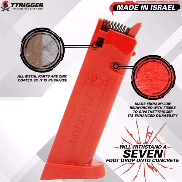 TTRIGER - Dry fire Glock training magazine