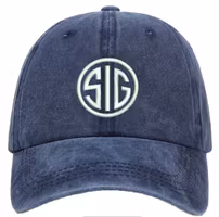 Sig Sauer - Logo Rund - Keps - Blå