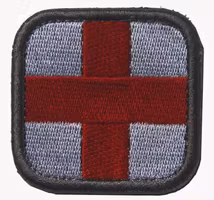 Första Hjälpen - Vit - Patch