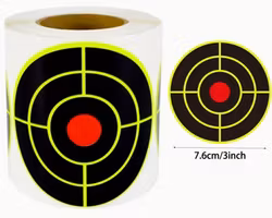 Fluorescent Splatter Target - Circle - 200 Pack